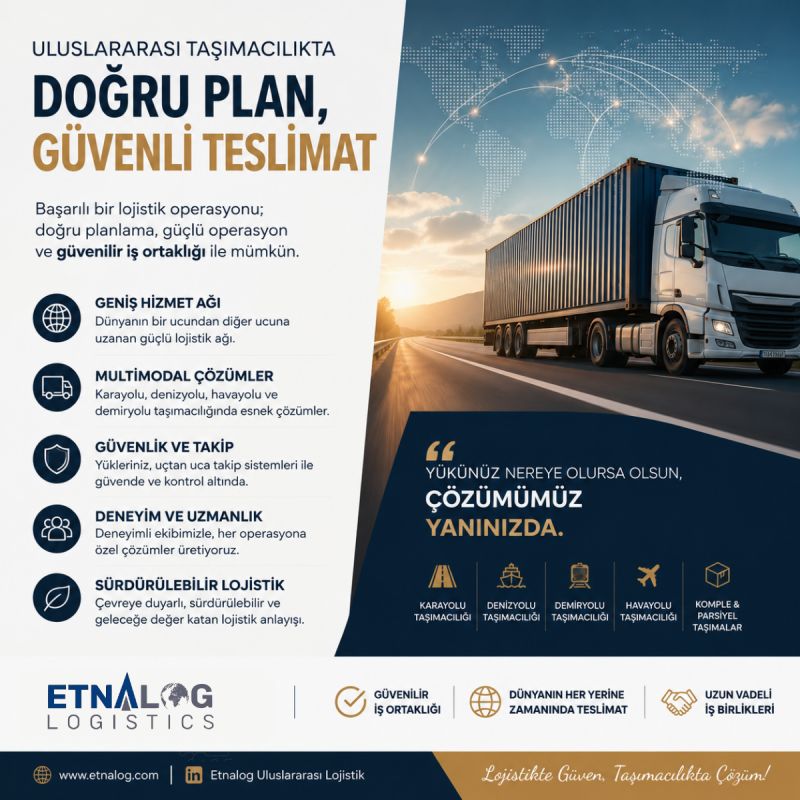 Doğru plan, güvenli teslimat