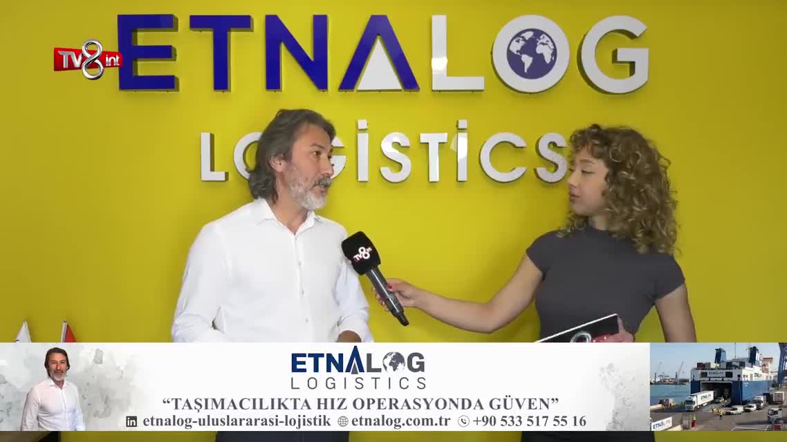 TV8 International ETNALOG röportajından bir kare